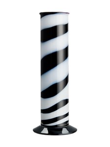 Kosta Boda - Lab Cylinder -lasimaljakko - BLACK/WHITE | Stockmann