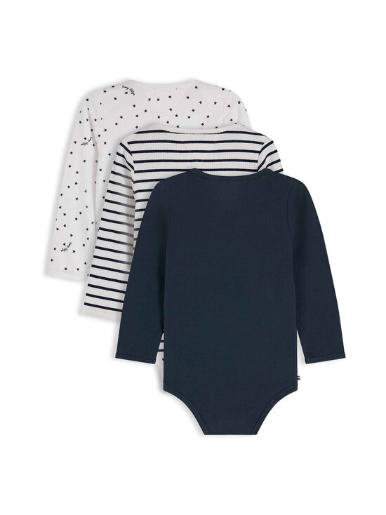 Tommy Hilfiger - Bodi Long Sleeve, 3 tk - C1G DARK NIGHT NAVY | Stockmann - photo 2