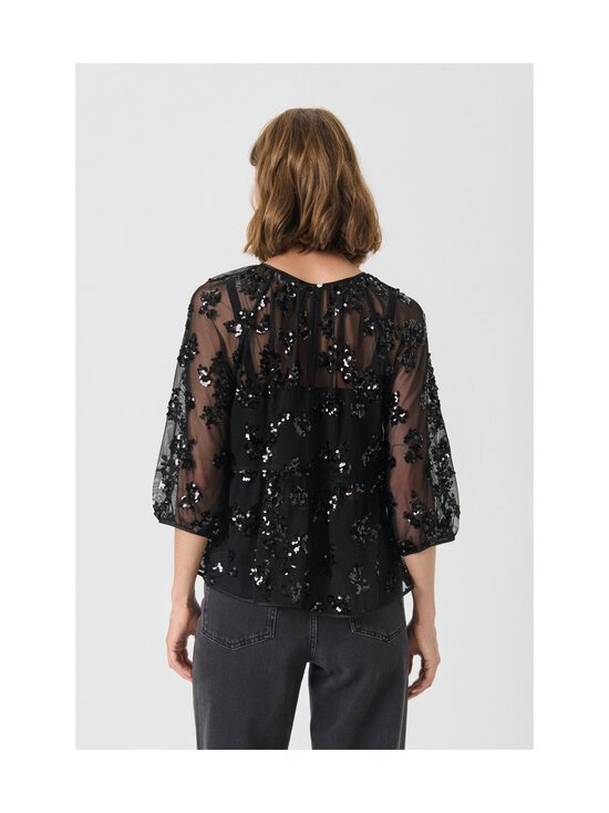Part Two - VivanPW-läpikuultava juhlapusero - 304383 BLACK SEQUINS ON MESH | Stockmann - photo 6