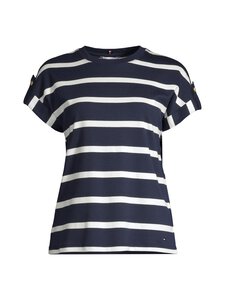 Tommy Hilfiger - Gold Button Modern t-paita - 0BB DARK NIGHT NAVY/IVORY SILK STP Tommy Hilfiger - Gold Button Modern t-paita - 0BB DARK NIGHT NAVY/IVORY SILK STP | Stockmann