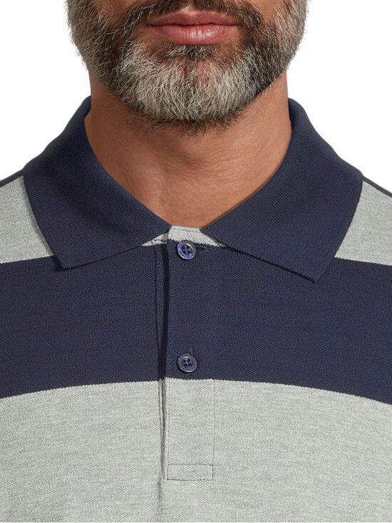 Cap Horn - Dwayne Blockstripe polo krekls - GREY MEL. COMBO | Stockmann - photo 4