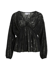 Vila - ViSeba mežģīņu blūze - BLACK | Stockmann