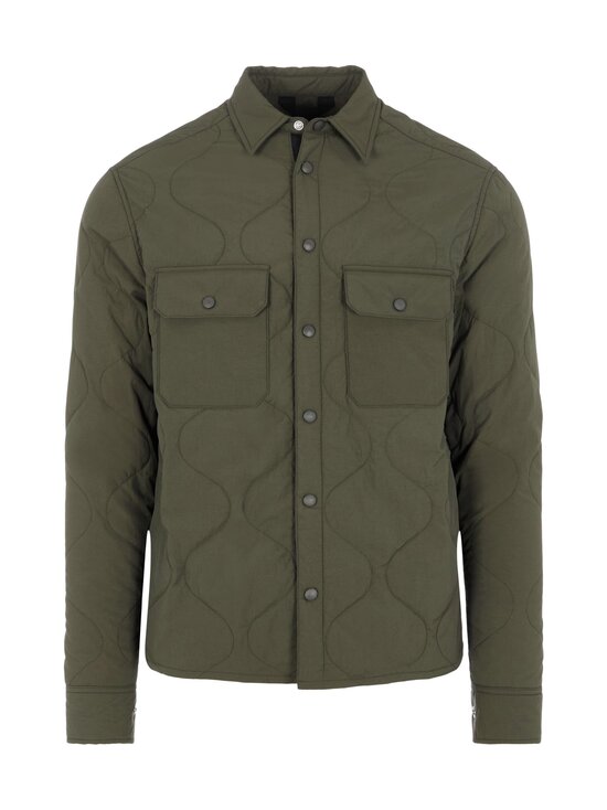 Nylon Padded Reg Fit Overshirt -paitatakki