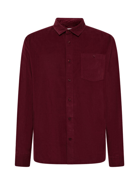 Knowledge Cotton Apparel - Dune regular -vakosamettipaita - 1500 BURGUNDY | Stockmann - photo 1