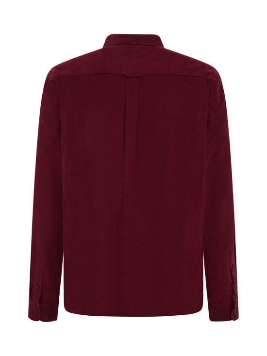 Knowledge Cotton Apparel - Dune regular -vakosamettipaita - 1500 BURGUNDY | Stockmann - photo 2
