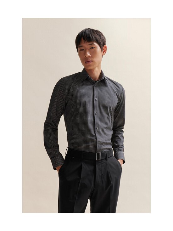 BOSS - Roan Slim Fit -kauluspaita - 001 BLACK - photo 2 BOSS - Roan Slim Fit -kauluspaita - 001 BLACK | Stockmann - photo 2