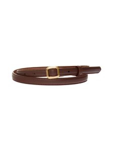 LIÉ STUDIO - The Georgia Slim -nahkavyö 95 cm - CHOCOLATE BROWN | Stockmann