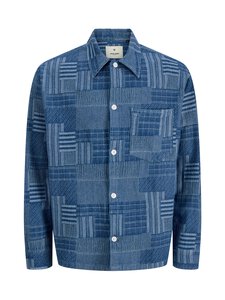 Jack & Jones - JprBluJerry Patcwork krekls ar apkakli - BLUE DENIM | Stockmann