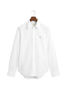 GANT - Slim Stretch -popliinikauluspaita - 110 WHITE | Stockmann