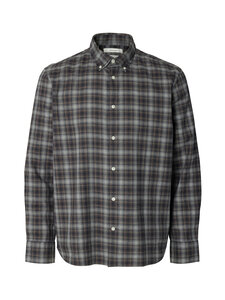 Selected - SlmRegCole Jay Melange krekls ar apkakli - SKY CAPTAIN CHECKS:BROWN | Stockmann