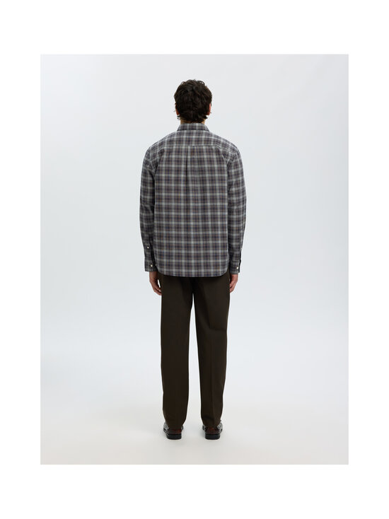 Selected - SlmRegCole Jay Melange krekls ar apkakli - SKY CAPTAIN CHECKS:BROWN | Stockmann - photo 3
