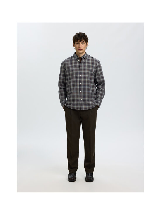 Selected - SlmRegCole Jay Melange krekls ar apkakli - SKY CAPTAIN CHECKS:BROWN | Stockmann - photo 6