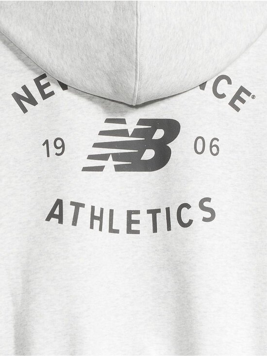 New Balance - Reimagined Fleece Full Zip džemperis ar kapuci - AHH ASH HEATHER | Stockmann - photo 5