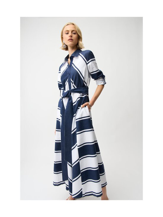Joseph Ribkoff - Kleit Cotton Stripe Print - 299 NAVY/WHITE | Stockmann - photo 2