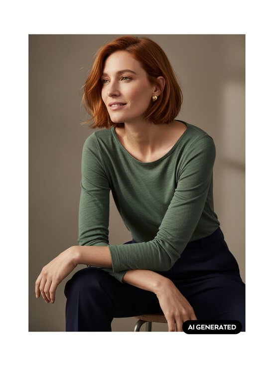 Marc O'Polo - Slub Yarn -trikoopaita - 2910 QUIET PINE | Stockmann - photo 2