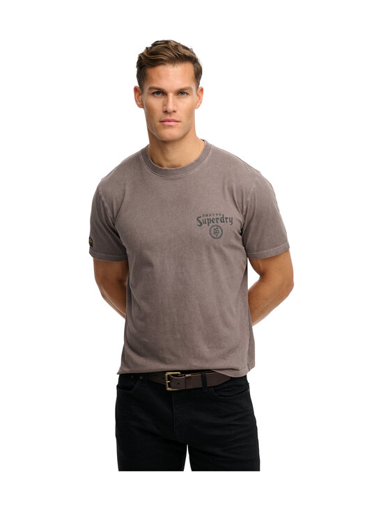 Superdry - Tokyo Narrative Loose t-paita - ZCY DARK PEBBLE GREY | Stockmann - photo 1