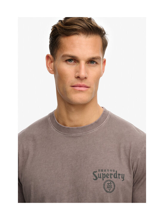 Superdry - Tokyo Narrative Loose t-paita - ZCY DARK PEBBLE GREY | Stockmann - photo 2