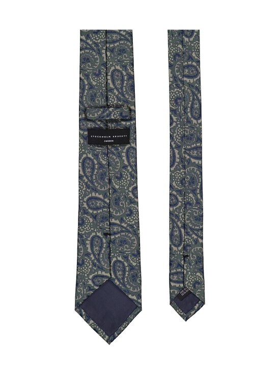 Stockholm Kravatt - Paisley zīda kaklasaite - 036 GREEN NAVY - photo 2 Stockholm Kravatt - Paisley zīda kaklasaite - 036 GREEN NAVY | Stockmann - photo 2
