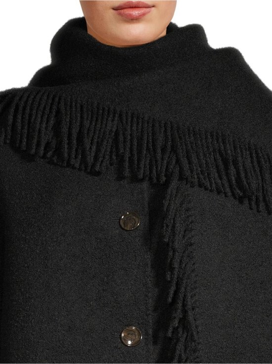TOTEME - Fringed Scarf-villakangastakki - BLACK | Stockmann - photo 4