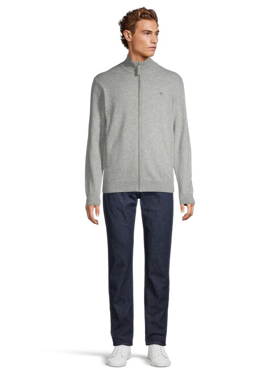 GANT - Superfine Zip -villaneuletakki - 93 GREY MELANGE - photo 2 GANT - Superfine Zip -villaneuletakki - 93 GREY MELANGE | Stockmann - photo 2