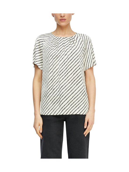 Comma - Lyhythihainen printtipaita - 04A1 SAND BLACK | Stockmann - photo 3