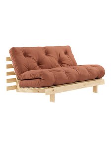 Karup - Roots-futonsohva clay brown / mänty L 140 cm - BROWN | Stockmann