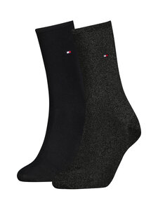 Tommy Hilfiger - Casual-sukat 2-pack - 120 BLACK LUREX | Stockmann