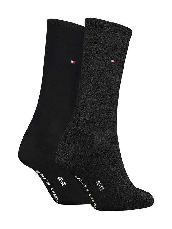 Tommy Hilfiger - Casual-sukat 2-pack - 120 BLACK LUREX | Stockmann - photo 2