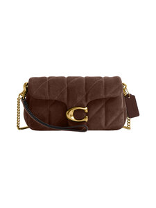 Coach - Quilted Tabby Chain Crossbody -mokkanahkalaukku - B4/DARK CHOCOLATE | Stockmann