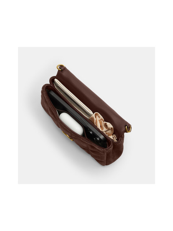 Coach - Quilted Tabby Chain Crossbody -mokkanahkalaukku - B4/DARK CHOCOLATE | Stockmann - photo 4