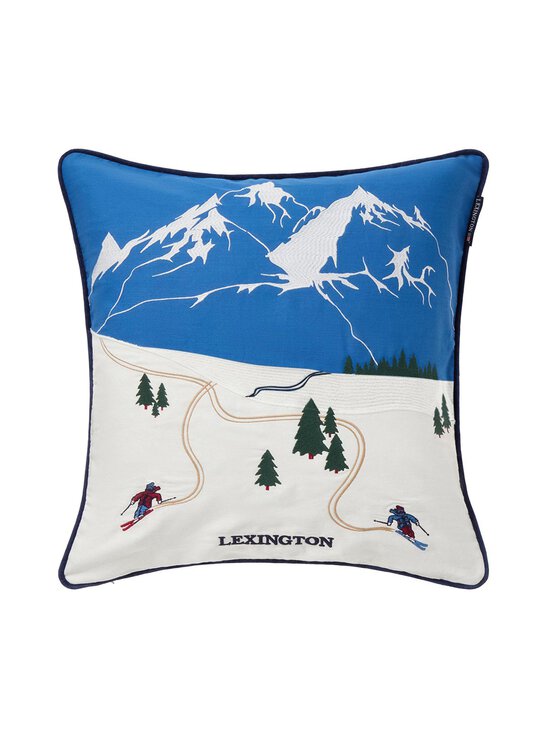Lexington - Down Hill Twill Patch spilvendrāna 50 x 50 cm - 5455-SH25 BLUE/WHITE MULTI | Stockmann - photo 1