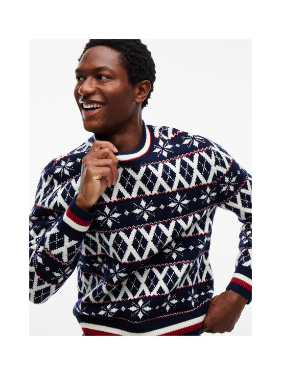 Tommy Hilfiger - Fair Isle -neule - DW5 NAVY BLUE/IVORY/REGATTA/TAWNY | Stockmann - photo 5