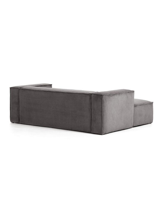 Kave Home - Blok-divaanisohva harmaa vakosametti L 240 cm/vasen - GREY | Stockmann - photo 3