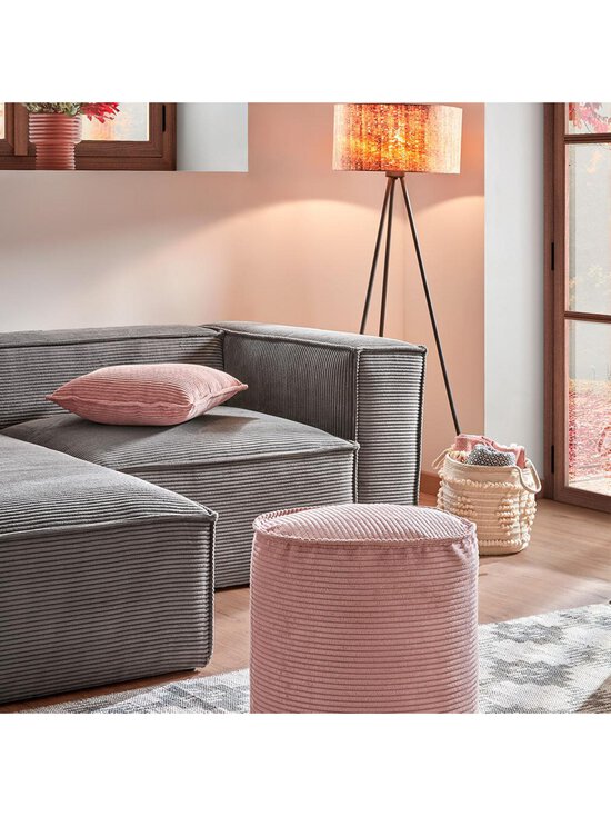 Kave Home - Blok-divaanisohva harmaa vakosametti L 240 cm/vasen - GREY | Stockmann - photo 8