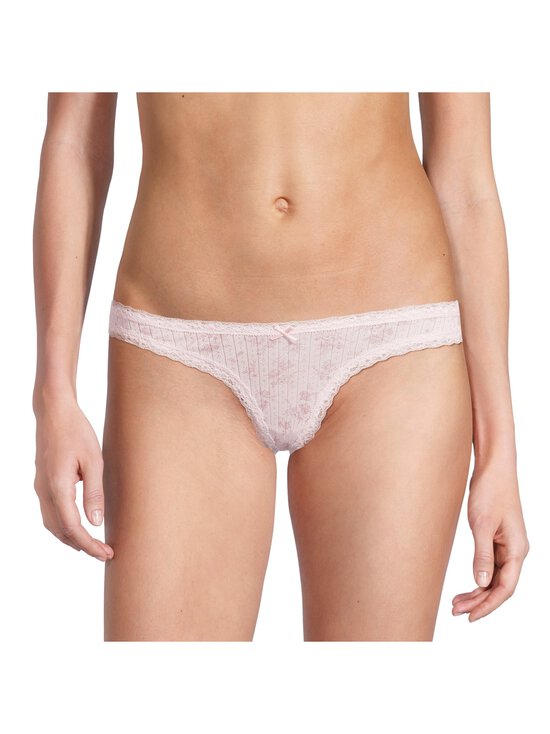 SKIMS - Cotton Pointelle Lace Trim -stringit - BLOOM DAINTY FLORAL | Stockmann - photo 2