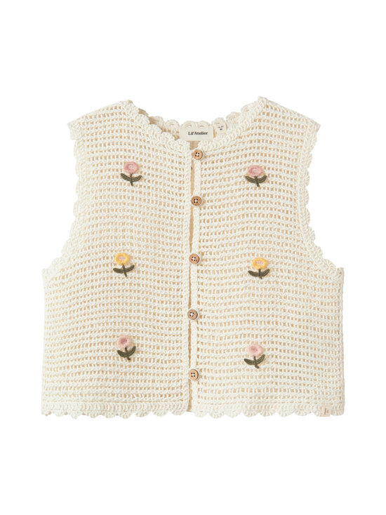 Lil' Atelier - NmfFlora adīta veste - COCONUT MILK | Stockmann - photo 1