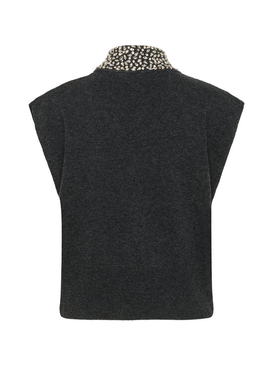 Gestuz - GZmanzi deco adīta veste - 170 DEEP GRAPHITE MELANGE | Stockmann - photo 2