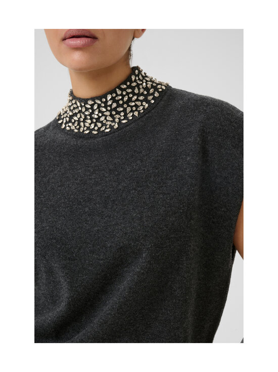 Gestuz - GZmanzi deco adīta veste - 170 DEEP GRAPHITE MELANGE | Stockmann - photo 6