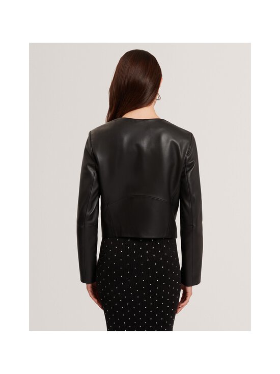 Ted Baker London - Quentia Cropped -nahkatakki - BLACK | Stockmann - photo 3