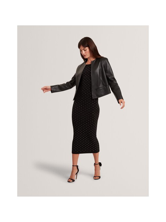 Ted Baker London - Quentia Cropped -nahkatakki - BLACK | Stockmann - photo 4