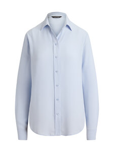 Lauren Ralph Lauren - Woven Sport kreklblūze - 500 ICY BLUE | Stockmann