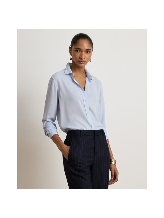 Lauren Ralph Lauren - Woven Sport kreklblūze - 500 ICY BLUE | Stockmann - photo 2