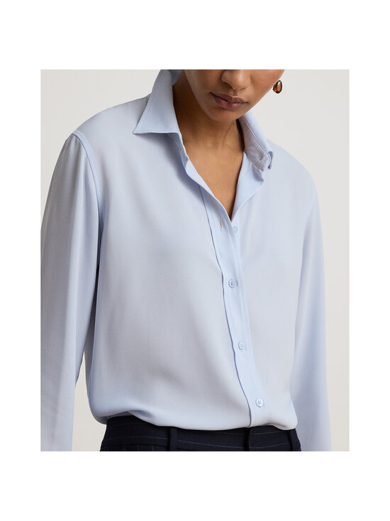 Lauren Ralph Lauren - Woven Sport kreklblūze - 500 ICY BLUE | Stockmann - photo 5