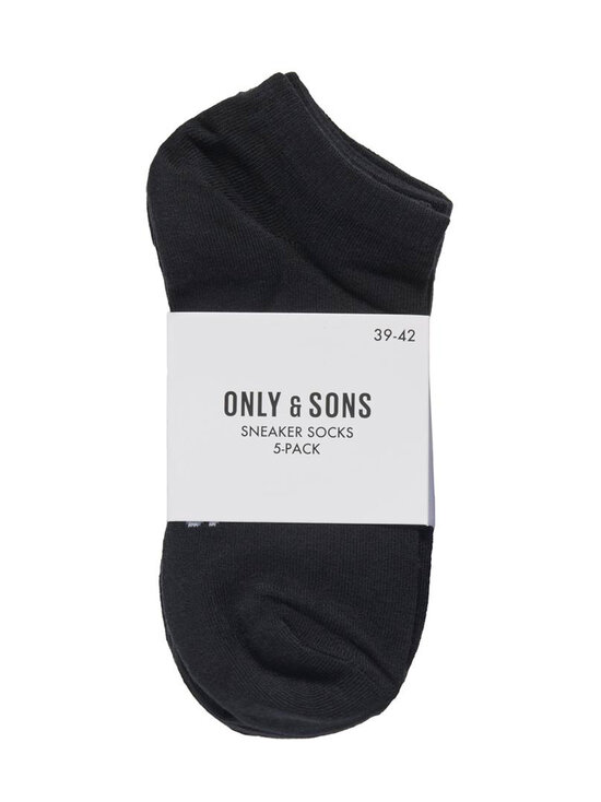 Only & Sons - OnsBasic-sneakersukat 5-pack - BLACK PACK:BLACK - BLACK - BLACK - BLACK | Stockmann - photo 3