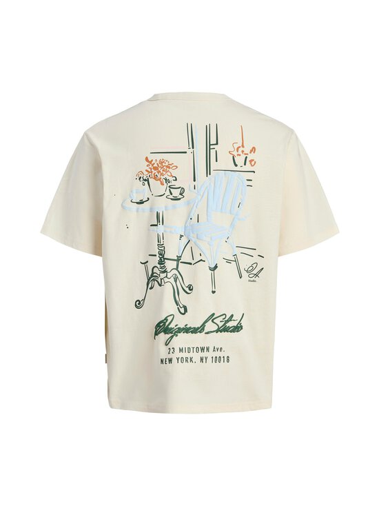 Jack & Jones - JorBedford Sketched t-paita - ANTIQUE WHITE | Stockmann - photo 2
