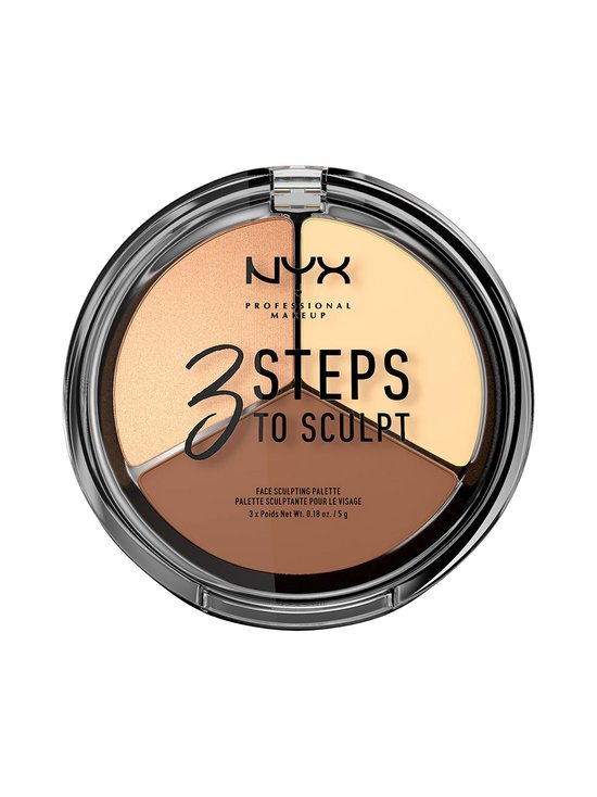 NYX Professional Makeup - 3 Steps to Sculpt -korostuspaletti - LIGHT | Stockmann - photo 1