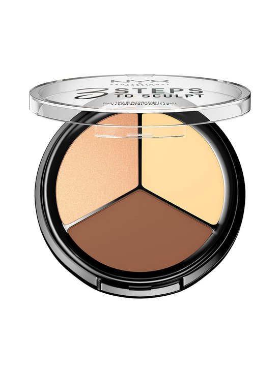 NYX Professional Makeup - 3 Steps to Sculpt -korostuspaletti - LIGHT | Stockmann - photo 2