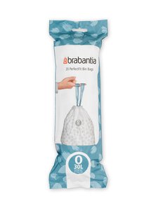 Brabantia - PerfectFit Code O -roskapussit 30 l, 20-pack - WHITE | Stockmann