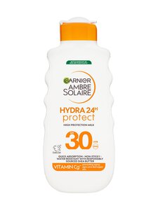 Garnier - Ambre Solaire Hydra 24H Protect Sun Protecting Milk SPF30 -aurinkosuojaemulsio 175 ml Garnier - Ambre Solaire Hydra 24H Protect Sun Protecting Milk SPF30 -aurinkosuojaemulsio 175 ml | Stockmann