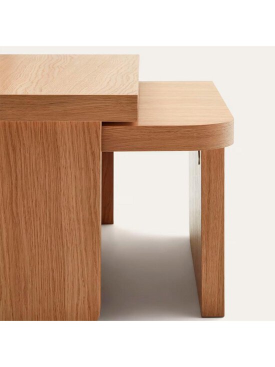 Kave Home - Oaq-sohvapöydät 2 kpl tammi - BEIGE | Stockmann - photo 3